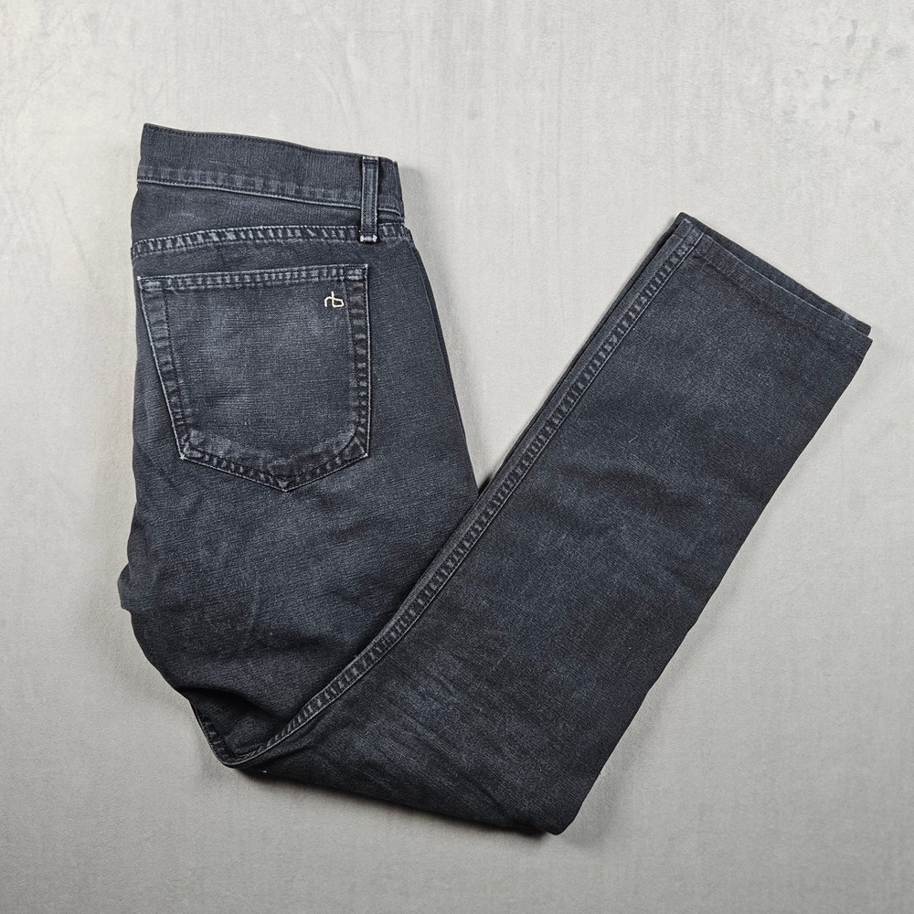 Rag & Bone Pants Mens 31 (Actual 33x30) Navy Standard Issue Fit 2 Slim Leg